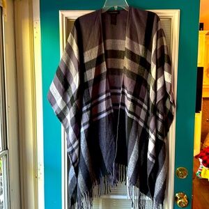 Women's BANANA REPUBLIC Gray Cream Cardigan Wrap One Size